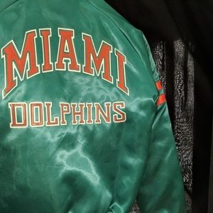 Miami Dolphins Satin Jacket